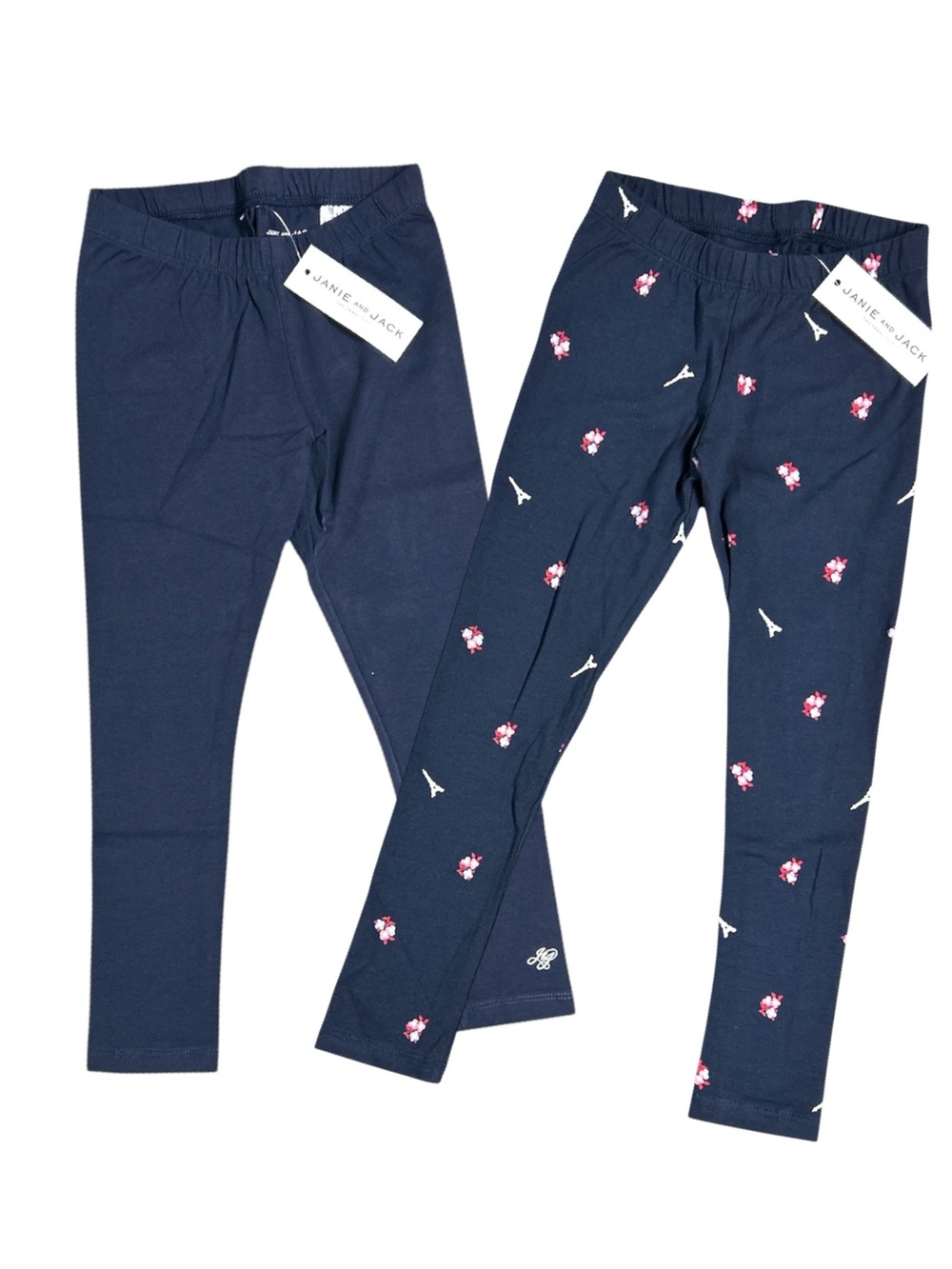 2 pairs Janie & Jack leggings